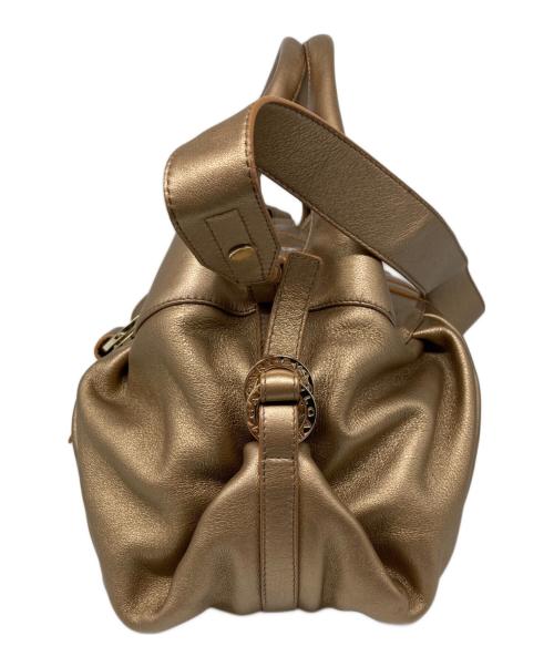 BVLGARI（ブルガリ）BVLGARI (ブルガリ) Chandra Bag チャンドラ バッグ ベージュの古着・服飾アイテム