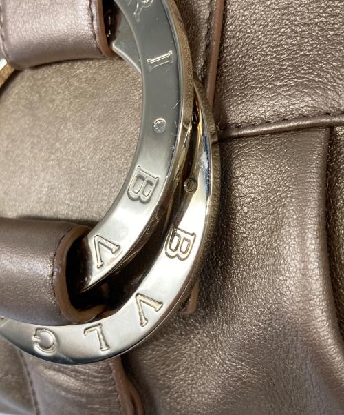 BVLGARI（ブルガリ）BVLGARI (ブルガリ) Chandra Bag チャンドラ バッグ ベージュの古着・服飾アイテム