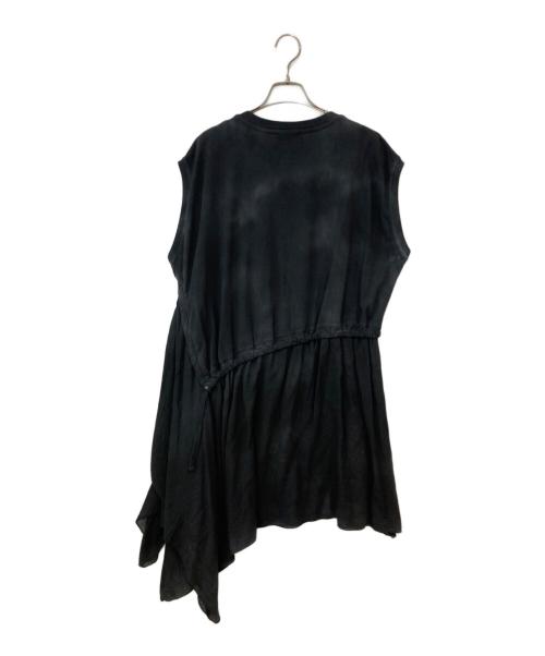 DIESEL（ディーゼル）DIESEL (ディーゼル) DRESS-PANNEL ノースリーブワンピース ブラック サイズ:Ｓの古着・服飾アイテム