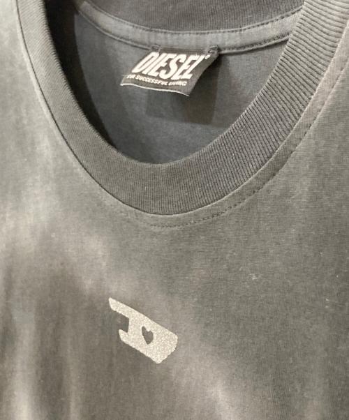 DIESEL（ディーゼル）DIESEL (ディーゼル) DRESS-PANNEL ノースリーブワンピース ブラック サイズ:Ｓの古着・服飾アイテム