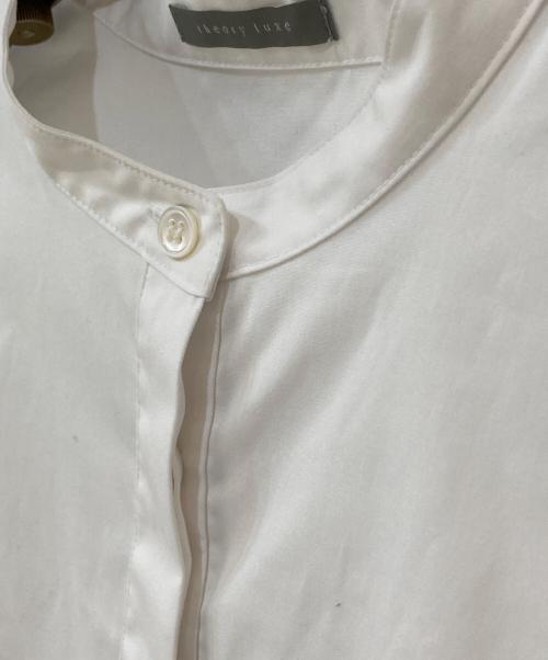 theory luxe（セオリーリュクス）theory luxe (セオリーリュクス) LUXE COTTON DAZY C SHIRT ホワイト サイズ:38の古着・服飾アイテム