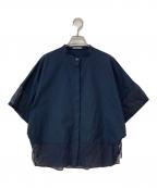 theory luxeセオリーリュクス）の古着「LUXE COTTON DAZY C SHIRT」｜ネイビー
