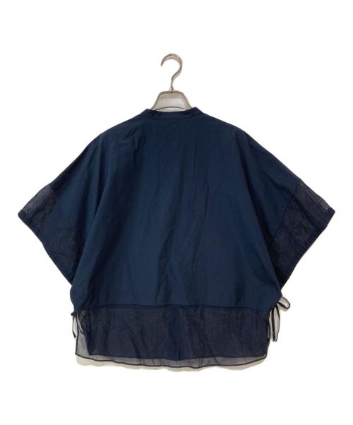 theory luxe（セオリーリュクス）theory luxe (セオリーリュクス) LUXE COTTON DAZY C SHIRT ネイビー サイズ:38の古着・服飾アイテム