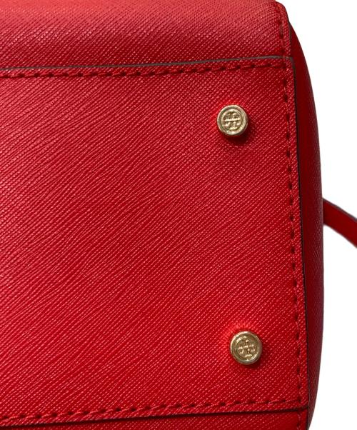 TORY BURCH（トリーバーチ）TORY BURCH (トリーバーチ) EMERSON MINI TOP ZIP TOTE レッドの古着・服飾アイテム