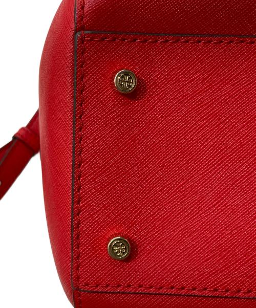TORY BURCH（トリーバーチ）TORY BURCH (トリーバーチ) EMERSON MINI TOP ZIP TOTE レッドの古着・服飾アイテム
