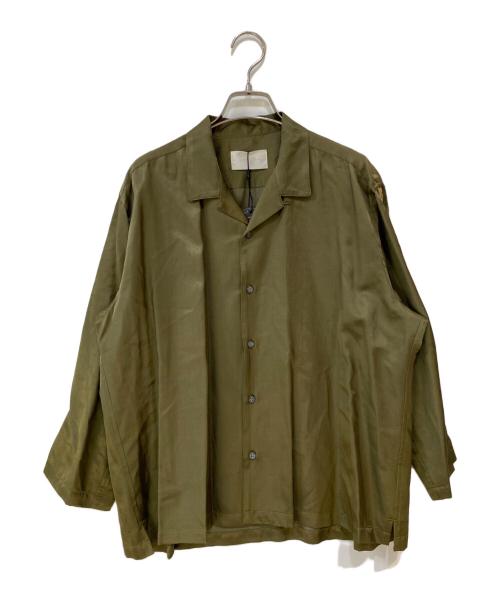 TROVE（トローヴ）TROVE (トローヴ) 刺繍レーヨンシャツ オリーブ サイズ: 3 未使用品の古着・服飾アイテム