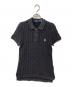 POLO RALPH LAUREN（ポロ・ラルフローレン）の古着「スモールポニー ケーブルニットポロシャツ」｜グレー