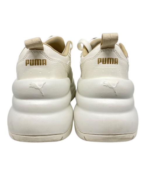 PUMA（プーマ）PUMA (プーマ) CILIA WEDGE ローカットスニーカー ホワイト サイズ:24.5の古着・服飾アイテム