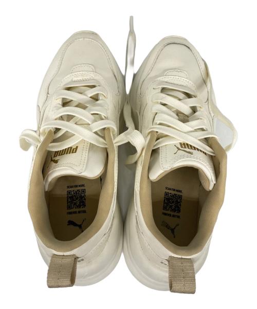 PUMA（プーマ）PUMA (プーマ) CILIA WEDGE ローカットスニーカー ホワイト サイズ:24.5の古着・服飾アイテム