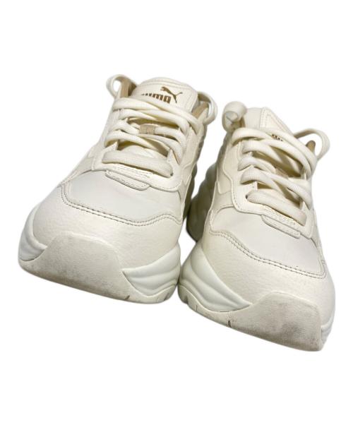 PUMA（プーマ）PUMA (プーマ) CILIA WEDGE ローカットスニーカー ホワイト サイズ:24.5の古着・服飾アイテム