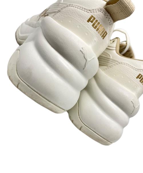 PUMA（プーマ）PUMA (プーマ) CILIA WEDGE ローカットスニーカー ホワイト サイズ:24.5の古着・服飾アイテム