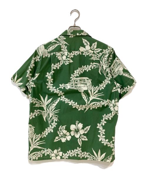 POLO RALPH LAUREN（ポロ・ラルフローレン）POLO RALPH LAUREN (ポロ・ラルフローレン) CLASSIC FIT アロハシャツ グリーン サイズ:Mの古着・服飾アイテム