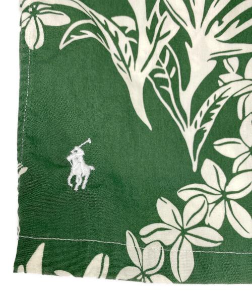 POLO RALPH LAUREN（ポロ・ラルフローレン）POLO RALPH LAUREN (ポロ・ラルフローレン) CLASSIC FIT アロハシャツ グリーン サイズ:Mの古着・服飾アイテム