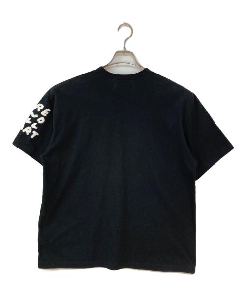 BLACK COMME des GARCONS（ブラックコムデギャルソン）BLACK COMME des GARCONS (ブラックコムデギャルソン) NIKE (ナイキ) 綿天竺Tシャツ ブラック サイズ:Ｓの古着・服飾アイテム