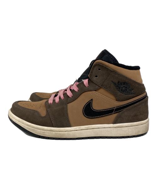 NIKE（ナイキ）NIKE (ナイキ) Air Jordan 1 Mid SE ハイカットスニーカー Dark Chocolate サイズ:25.5cmの古着・服飾アイテム