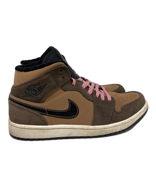 NIKE（ナイキ）NIKE (ナイキ) Air Jordan 1 Mid SE ハイカットスニーカー Dark Chocolate サイズ:25.5cmの古着・服飾アイテム