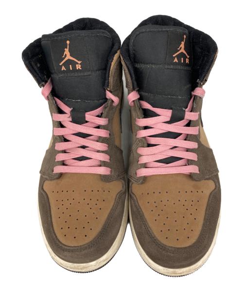 NIKE（ナイキ）NIKE (ナイキ) Air Jordan 1 Mid SE ハイカットスニーカー Dark Chocolate サイズ:25.5cmの古着・服飾アイテム