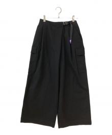 THE NORTHFACE PURPLELABEL（ザ・ノースフェイス パープルレーベル）の古着「Polyester Serge Field Pants」｜ブラック