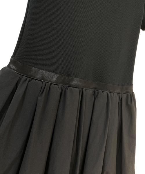 Myweakness（マイウィークネス）Myweakness (マイウィークネス) Combi Dress ブラック サイズ:Mの古着・服飾アイテム