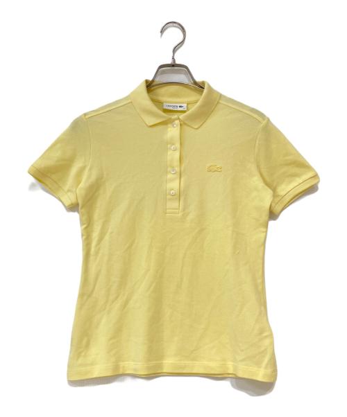 LACOSTE（ラコステ）LACOSTE (ラコステ) ストレッチコットンピケポロシャツ イエロー サイズ:34の古着・服飾アイテム