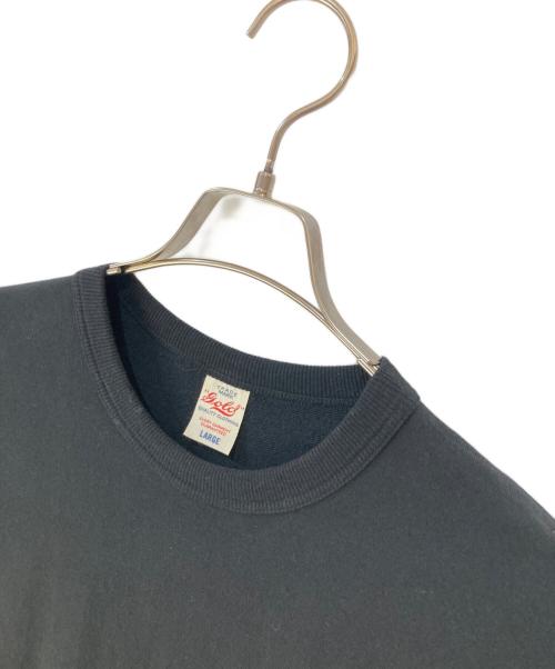 gold（ゴールド）gold (ゴールド) S/S CREW SWEAT SHIRT ブラック サイズ:Lの古着・服飾アイテム