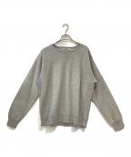BEAMS PLUS×REMI RELIEFビームスプラス×レミレリーフ）の古着「別注 Sweat Crew Neck」｜グレー