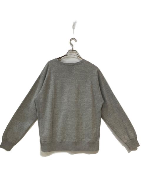 BEAMS PLUS（ビームスプラス）BEAMS PLUS (ビームスプラス) REMI RELIEF (レミレリーフ) 別注 Sweat Crew Neck グレー サイズ:XL 未使用品の古着・服飾アイテム