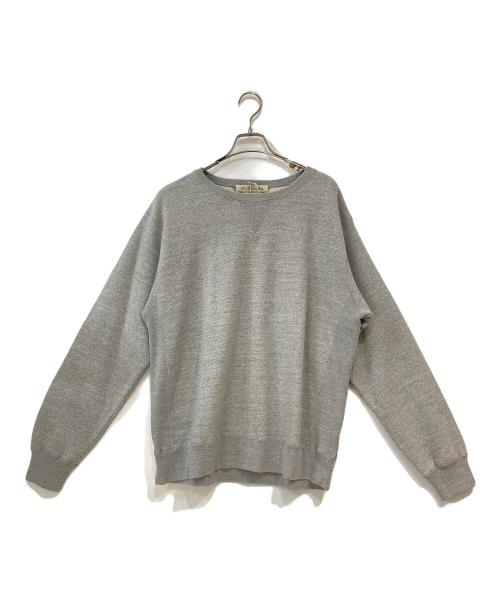 BEAMS PLUS（ビームスプラス）BEAMS PLUS (ビームスプラス) REMI RELIEF (レミレリーフ) 別注 Sweat Crew Neck グレー サイズ:XL 未使用品の古着・服飾アイテム