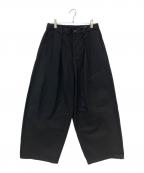STUDIOUSステュディオス）の古着「25SS BALLOON WIDE DEINM PANTS」｜ブラック
