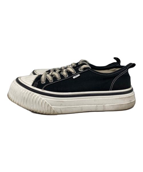 AMI PARIS（アミ パリス）AMI PARIS (アミ パリス) Low Top Ami Sn 1980 ローカットスニーカー ブラック サイズ:41/26cmの古着・服飾アイテム