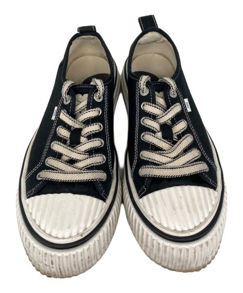 AMI PARIS（アミ パリス）AMI PARIS (アミ パリス) Low Top Ami Sn 1980 ローカットスニーカー ブラック サイズ:41/26cmの古着・服飾アイテム