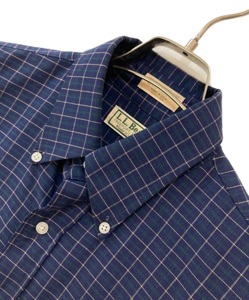 L.L.Bean（エルエルビーン）L.L.Bean (エルエルビーン) チェックシャツ ネイビー サイズ:15 1/2-34の古着・服飾アイテム