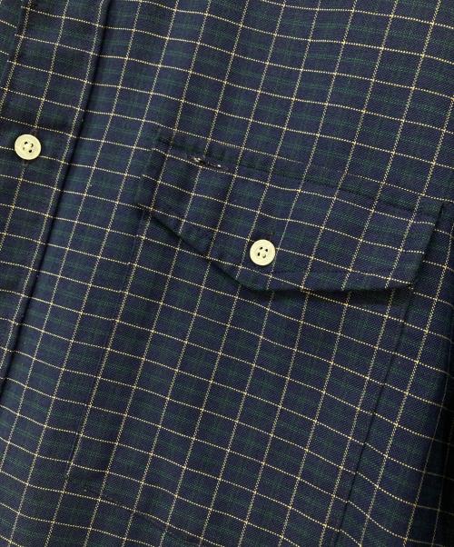 L.L.Bean（エルエルビーン）L.L.Bean (エルエルビーン) チェックシャツ ネイビー サイズ:15 1/2-34の古着・服飾アイテム