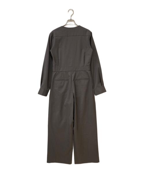 MARW UNITED ARROWS（マルゥ ユナイテッドアローズ）MARW UNITED ARROWS (マルゥ ユナイテッドアローズ) Vネック ラップ オールインワン グレー サイズ:36の古着・服飾アイテム