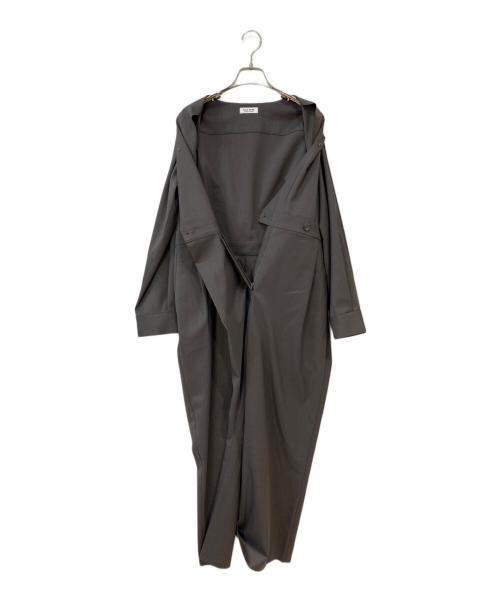 MARW UNITED ARROWS（マルゥ ユナイテッドアローズ）MARW UNITED ARROWS (マルゥ ユナイテッドアローズ) Vネック ラップ オールインワン グレー サイズ:36の古着・服飾アイテム