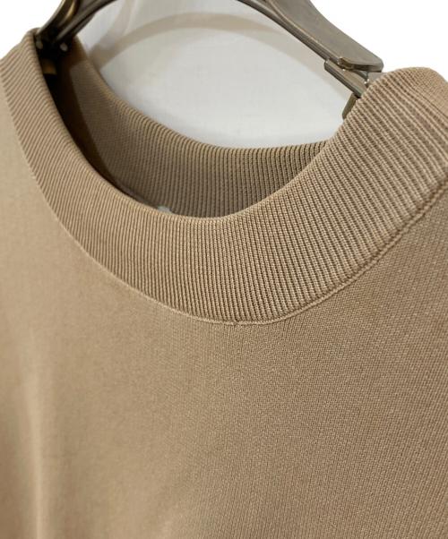 HYKE（ハイク）HYKE (ハイク) クルーネック サマー ニット プルオーバー ベージュ サイズ:1の古着・服飾アイテム