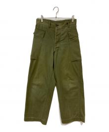 US ARMY（ユーエスアーミー）の古着「40’s M-43カーゴパンツ HBT」｜オリーブ