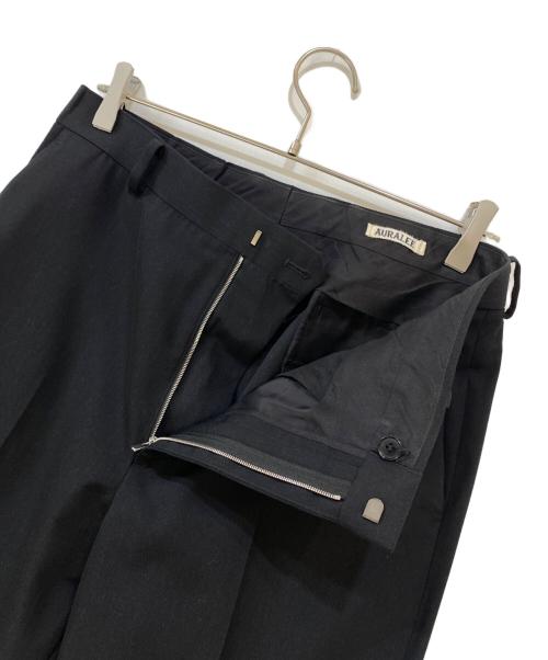 AURALEE（オーラリー）AURALEE (オーラリー) 25AW Light Wool Max Gabardine Slacks ブラック サイズ:4の古着・服飾アイテム