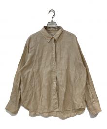 IENA（イエナ）の古着「ウォッシャブル リネン2WAY シャツ」｜ベージュ