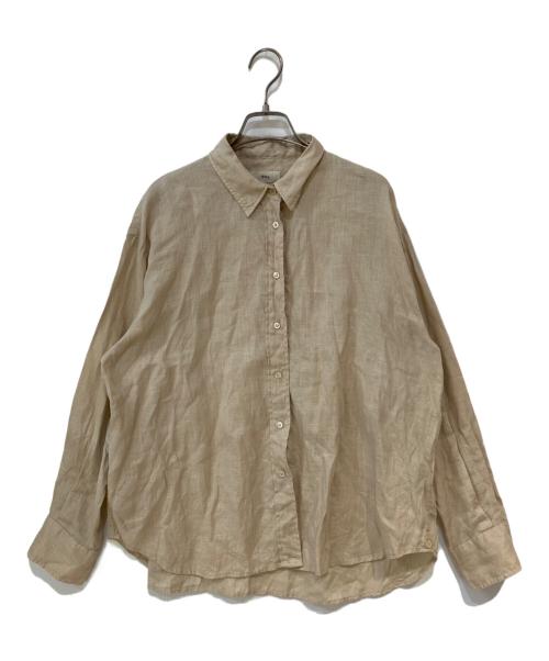 IENA（イエナ）IENA (イエナ) ウォッシャブル リネン2WAY シャツ ベージュ サイズ:無の古着・服飾アイテム