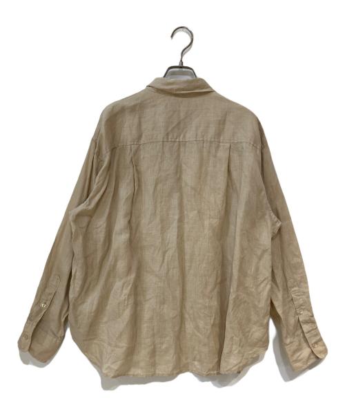 IENA（イエナ）IENA (イエナ) ウォッシャブル リネン2WAY シャツ ベージュ サイズ:無の古着・服飾アイテム