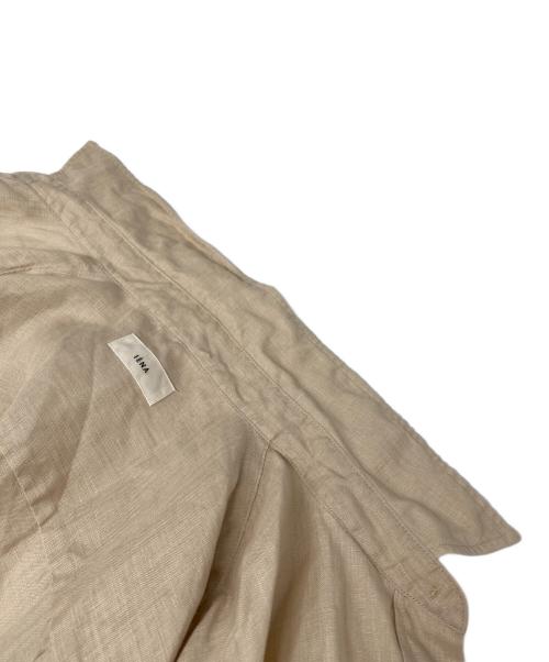 IENA（イエナ）IENA (イエナ) ウォッシャブル リネン2WAY シャツ ベージュ サイズ:無の古着・服飾アイテム