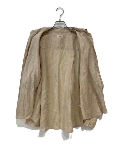 IENA（イエナ）IENA (イエナ) ウォッシャブル リネン2WAY シャツ ベージュ サイズ:無の古着・服飾アイテム
