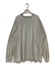 AURALEE（オーラリー）の古着「LUSTER PLAITING L/S TEE」｜ブルー