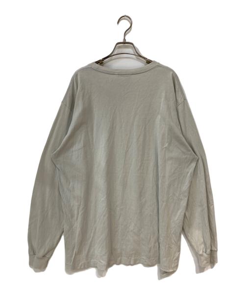 AURALEE（オーラリー）AURALEE (オーラリー) LUSTER PLAITING L/S TEE ブルー サイズ:5の古着・服飾アイテム