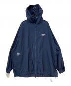 FreshServiceフレッシュサービス）の古着「PERTEX EQUILIBRIUM HOODED SHELL ジャケット」｜ネイビー