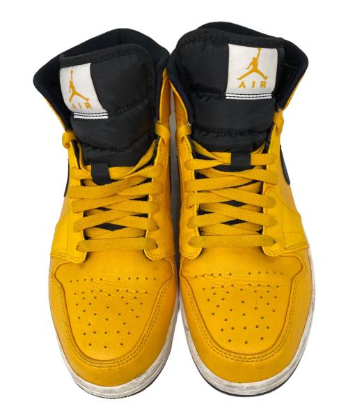 NIKE（ナイキ）NIKE (ナイキ) Air Jordan 1 Mid  ハイカットスニーカー University Gold Blac サイズ:27cmの古着・服飾アイテム