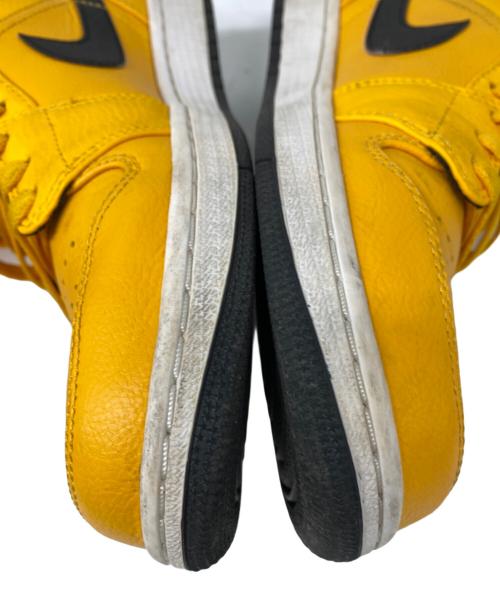 NIKE（ナイキ）NIKE (ナイキ) Air Jordan 1 Mid  ハイカットスニーカー University Gold Blac サイズ:27cmの古着・服飾アイテム