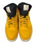 中古・古着 NIKE (ナイキ) Air Jordan 1 Mid  ハイカットスニーカー University Gold Blac サイズ:27cm：6000円