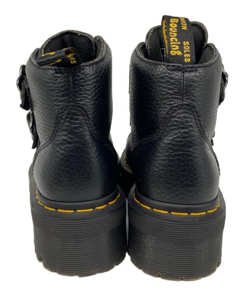 Dr.Martens（ドクターマーチン）Dr.Martens (ドクターマーチン) DEVON FLOWER 2STRAP BOOT プラットフォーム ブーツ ブラック サイズ:UK4の古着・服飾アイテム